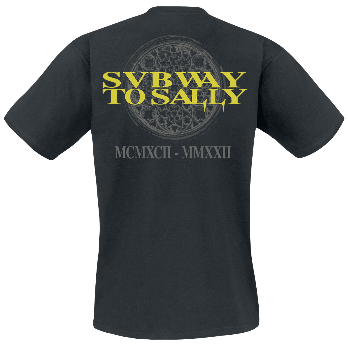 Subway To Sally T-Shirt - MCMXCV Retro - M - für Männer - Größe M - schwarz  - Lizenziertes Merchandise!