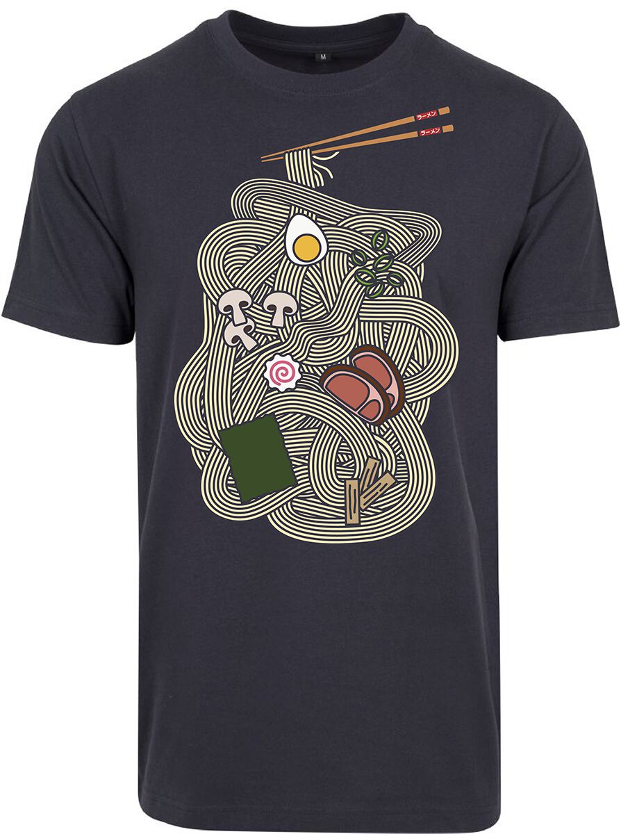 Funshirt Psychedelic Ramen T-Shirt navy Funshirt Psychedelic Ramen T-Shirt navy