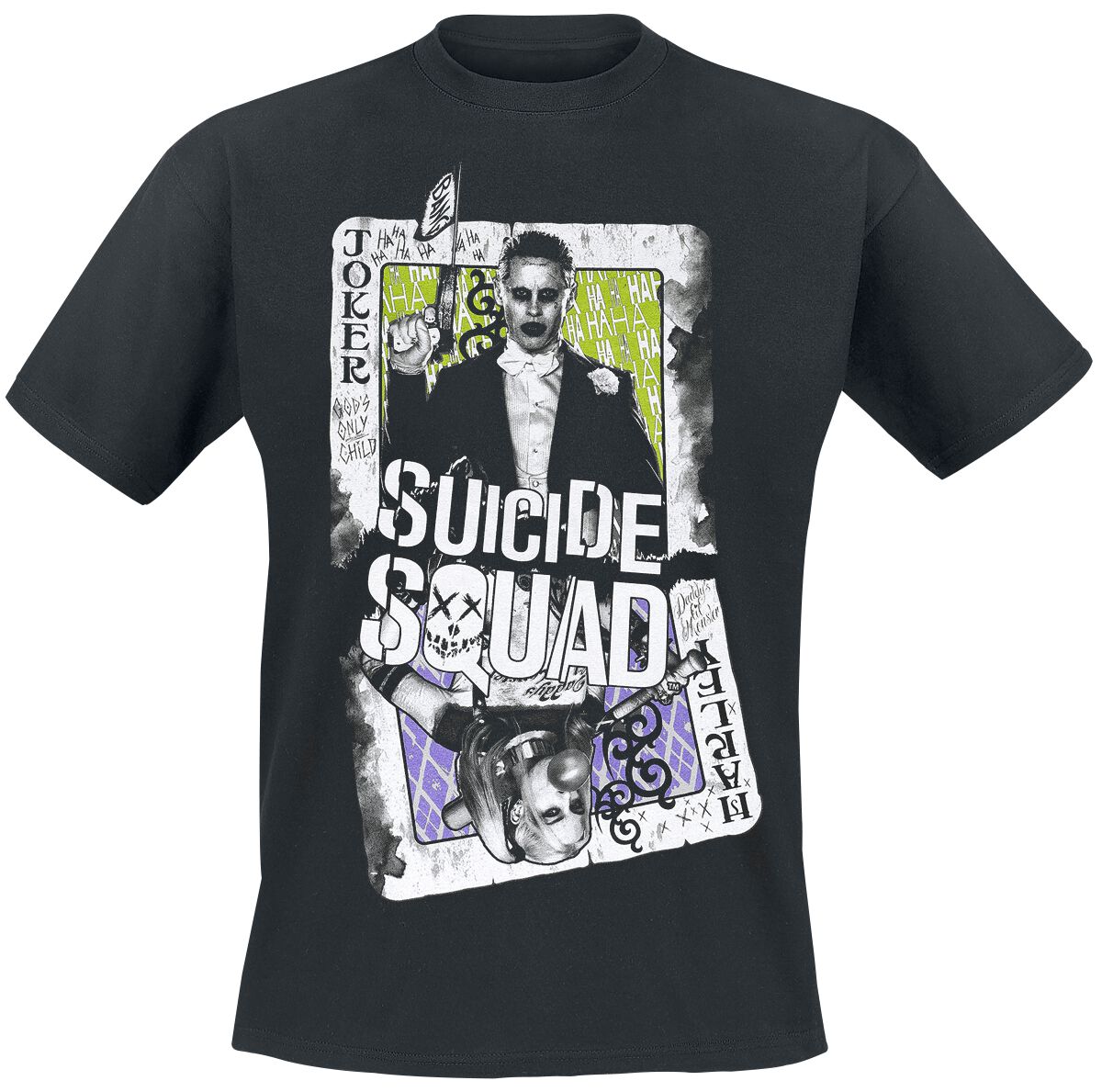 Suicide Squad Cards T-Shirt black