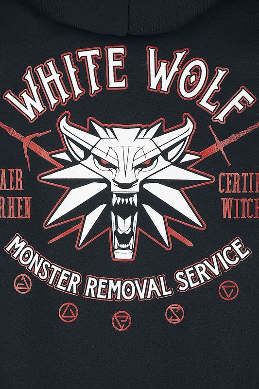 Männer Bekleidung White Wolf | The Witcher Kapuzenjacke