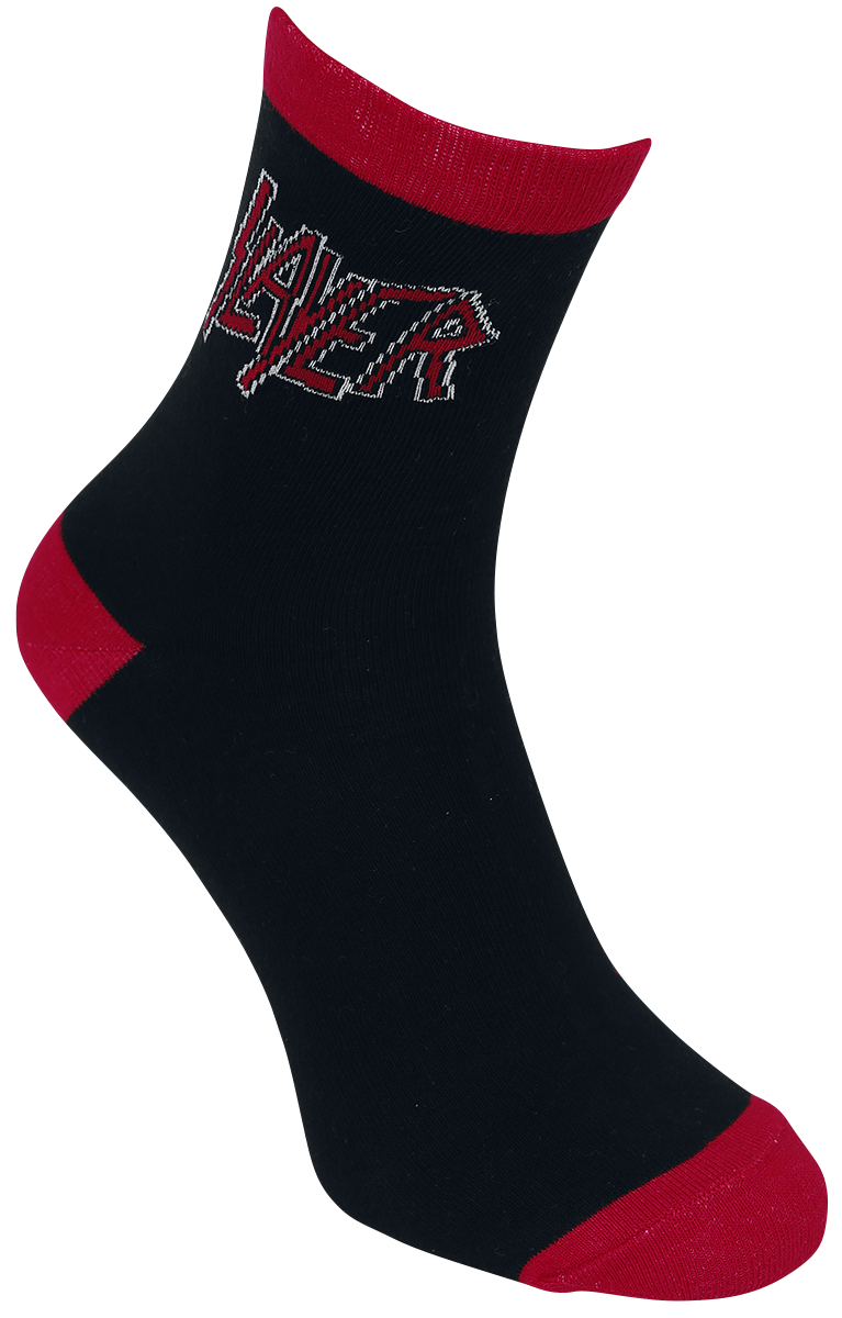 Slayer Socken - Logo - EU39-42 bis EU43-46 - Größe EU 43-46 - multicolor  - EMP exklusives Merchandise!