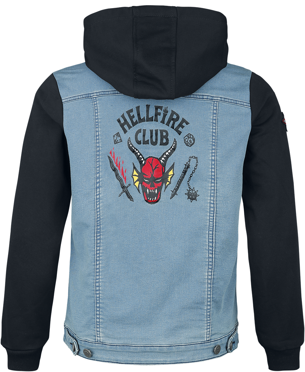 Stranger Things Jeansjacke - Eddie Munson - S bis XXL - für Männer - Größe XXL - denim/blau  - EMP exklusives Merchandise!