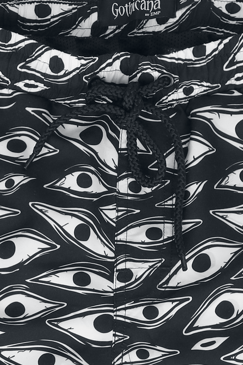 Thumbnail - Gothicana by EMP The Void Badeshort schwarz in L