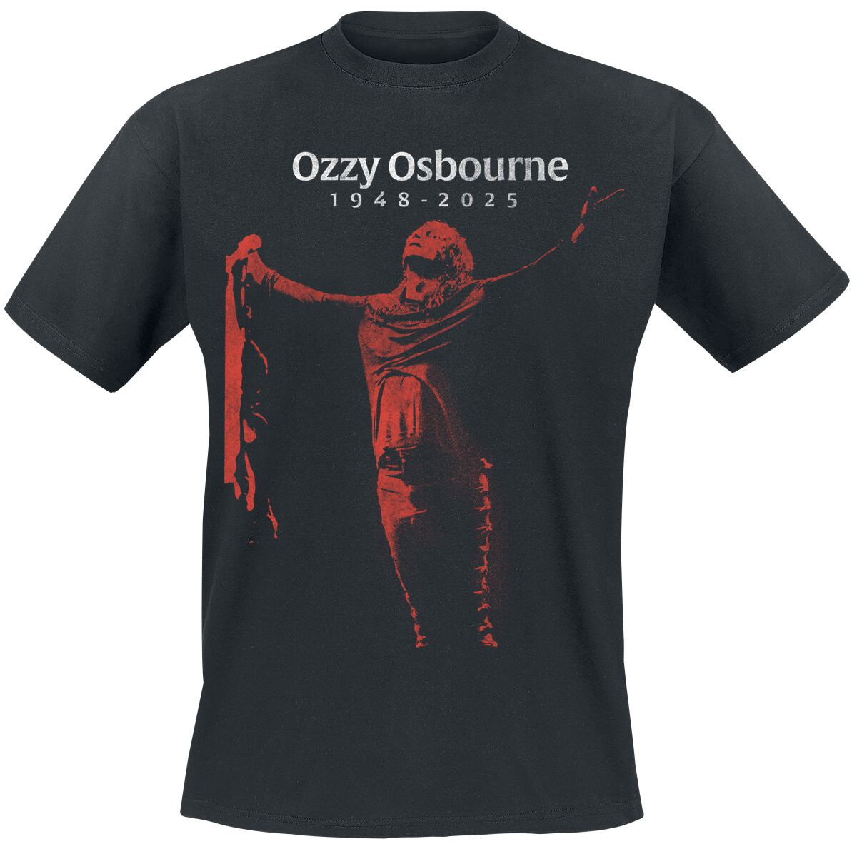 Levně Ozzy Osbourne Tribute Tričko černá