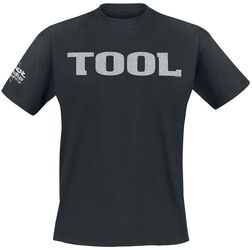 Metallic silver Logo, Tool, T-Shirt