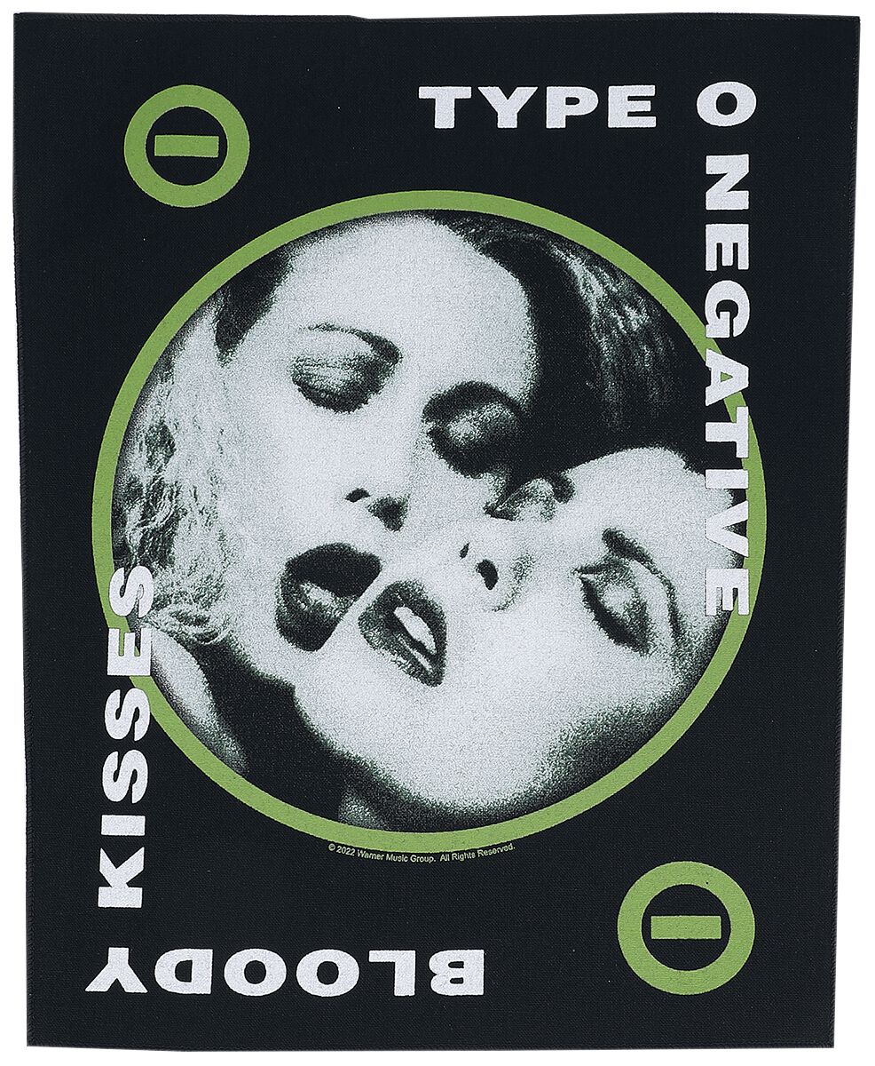 Type O Negative Bloody Kisses Back Patch multicolour
