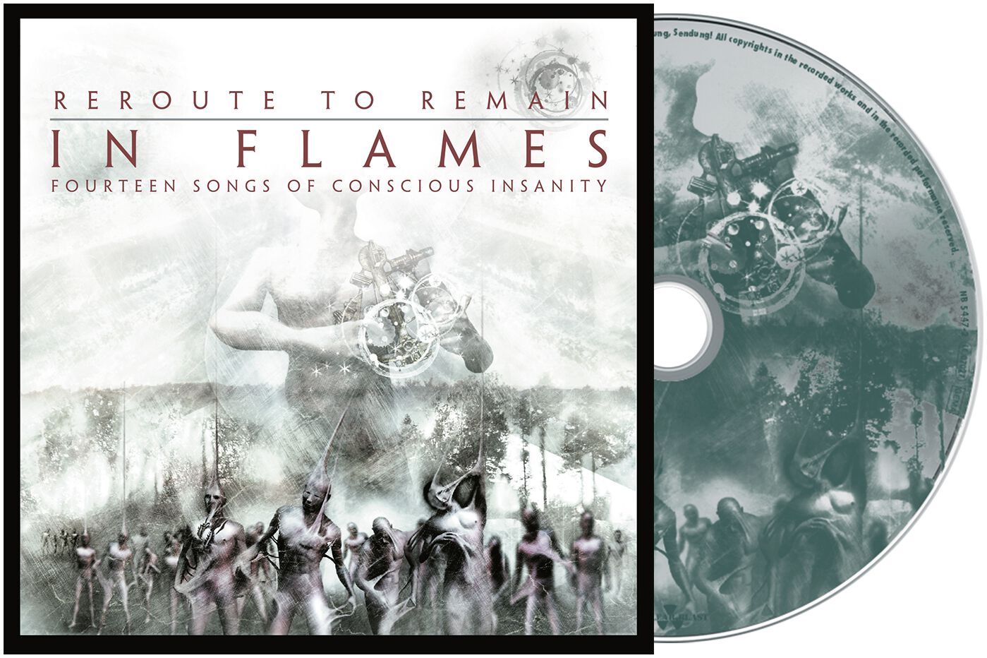 In Flames Reroute To Remain CD multicolor