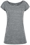 Ladies Roundneck Shirt, Black Premium by EMP, T-Shirt