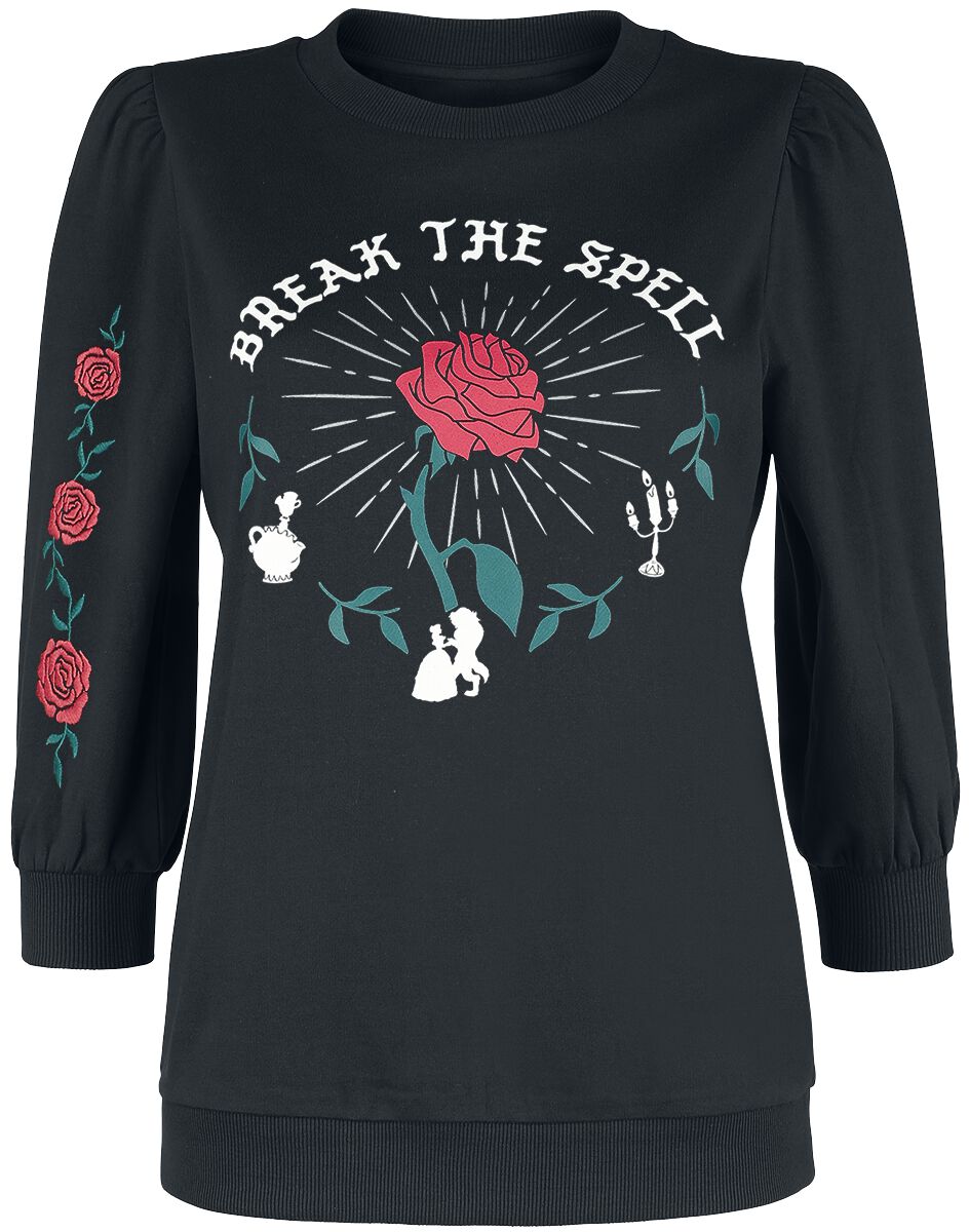 Sweat-shirt Disney de La Belle Et La Bête - Break The Spell - S - pour Femme - noir