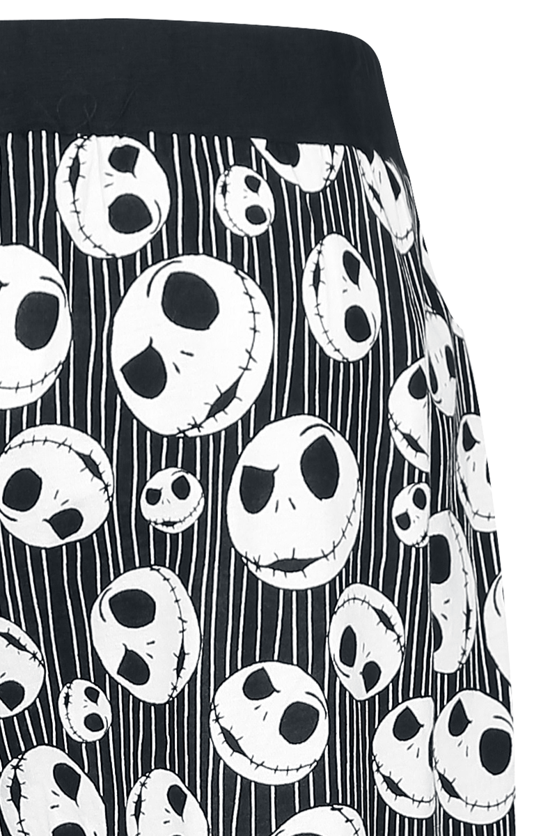 The Nightmare Before Christmas Jack Skellington - Skulls Pyjama-Hose schwarz