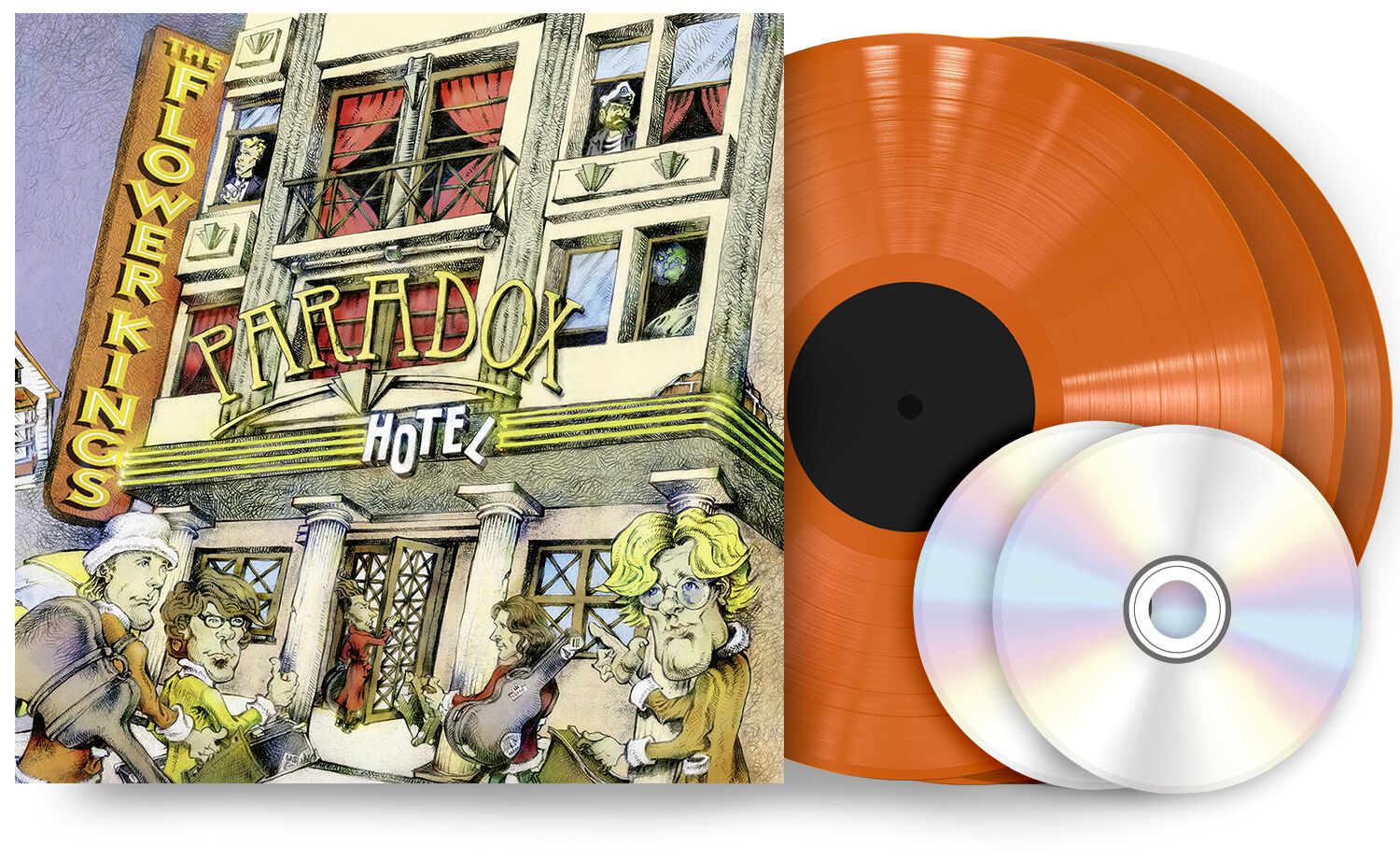 LP de The Flower Kings - Paradox hotel - pour Unisexe - coloré
