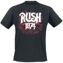 1974, Rush, T-Shirt
