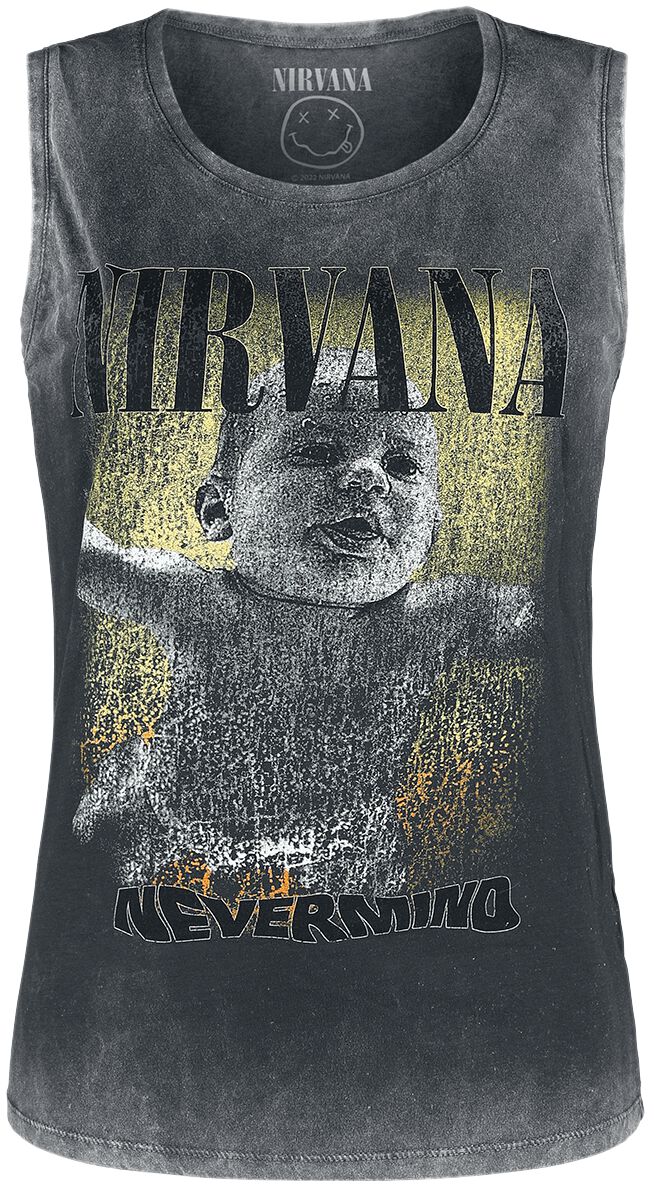 Débardeur de Nirvana - Nevermind - S à L - pour Femme - gris