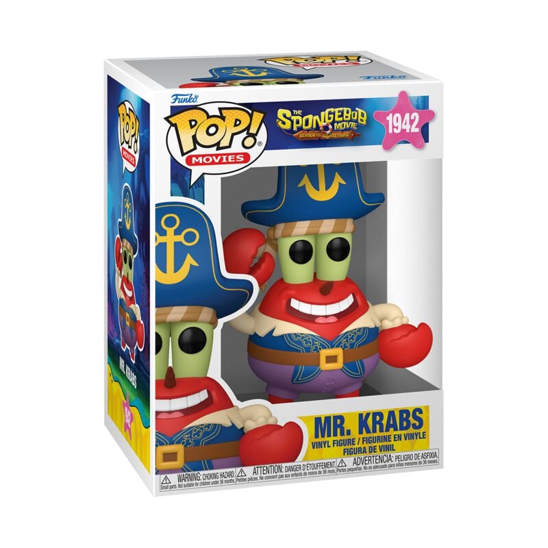 0889698863094 - The Spongebob Movie - MrKrabs (Pop! Movies) Vinyl Figur 1942 Funko Pop! multicolor