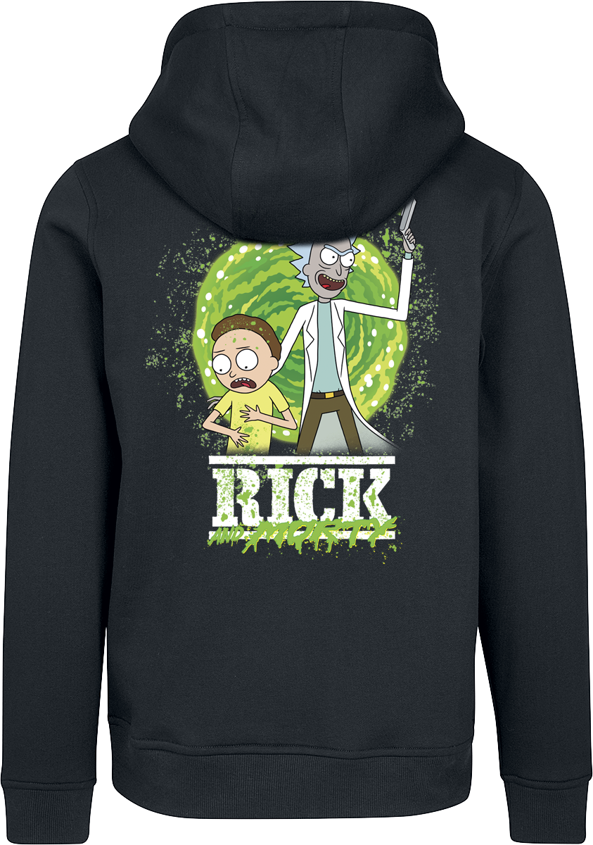 Rick And Morty Kapuzenpullover - Season 6 - Rick - S bis XXL - für Männer - Größe S - schwarz  - EMP exklusives Merchandise!