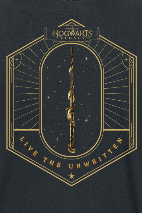 Harry Potter Hogwarts Legacy - Zauberstab T-Shirt schwarz