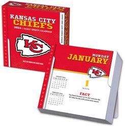 Kansas City Chiefs - Abreißkalender, NFL, Kalender