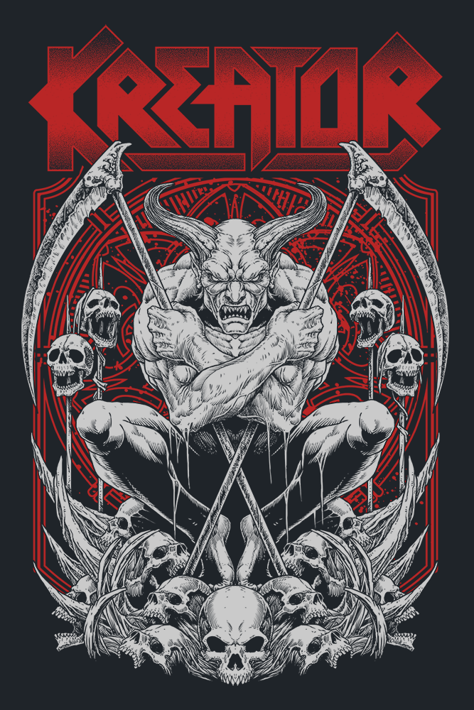 Kreator Demonic Future Kapuzenjacke schwarz