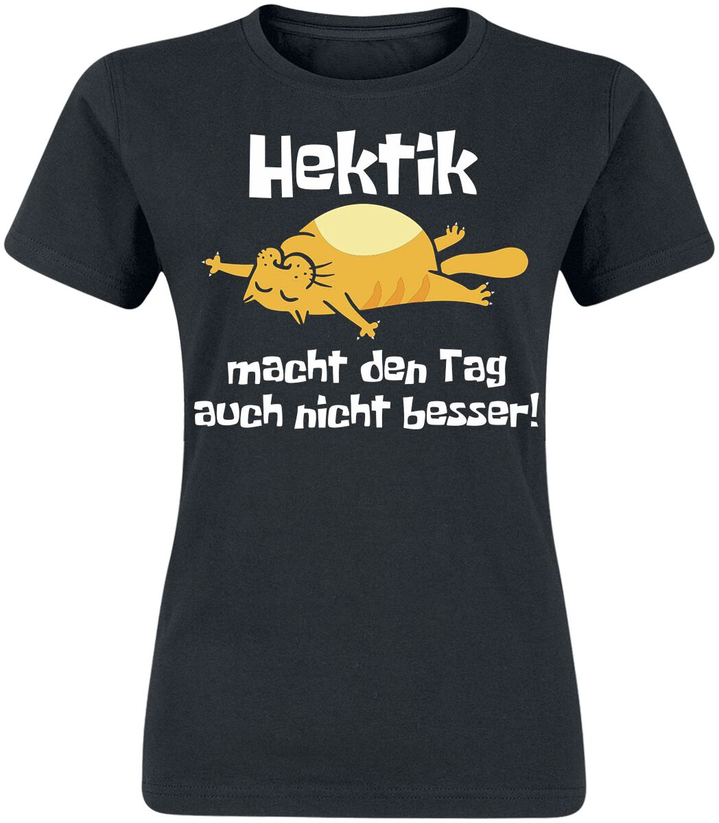 Tierisch Hektik T-Shirt schwarz