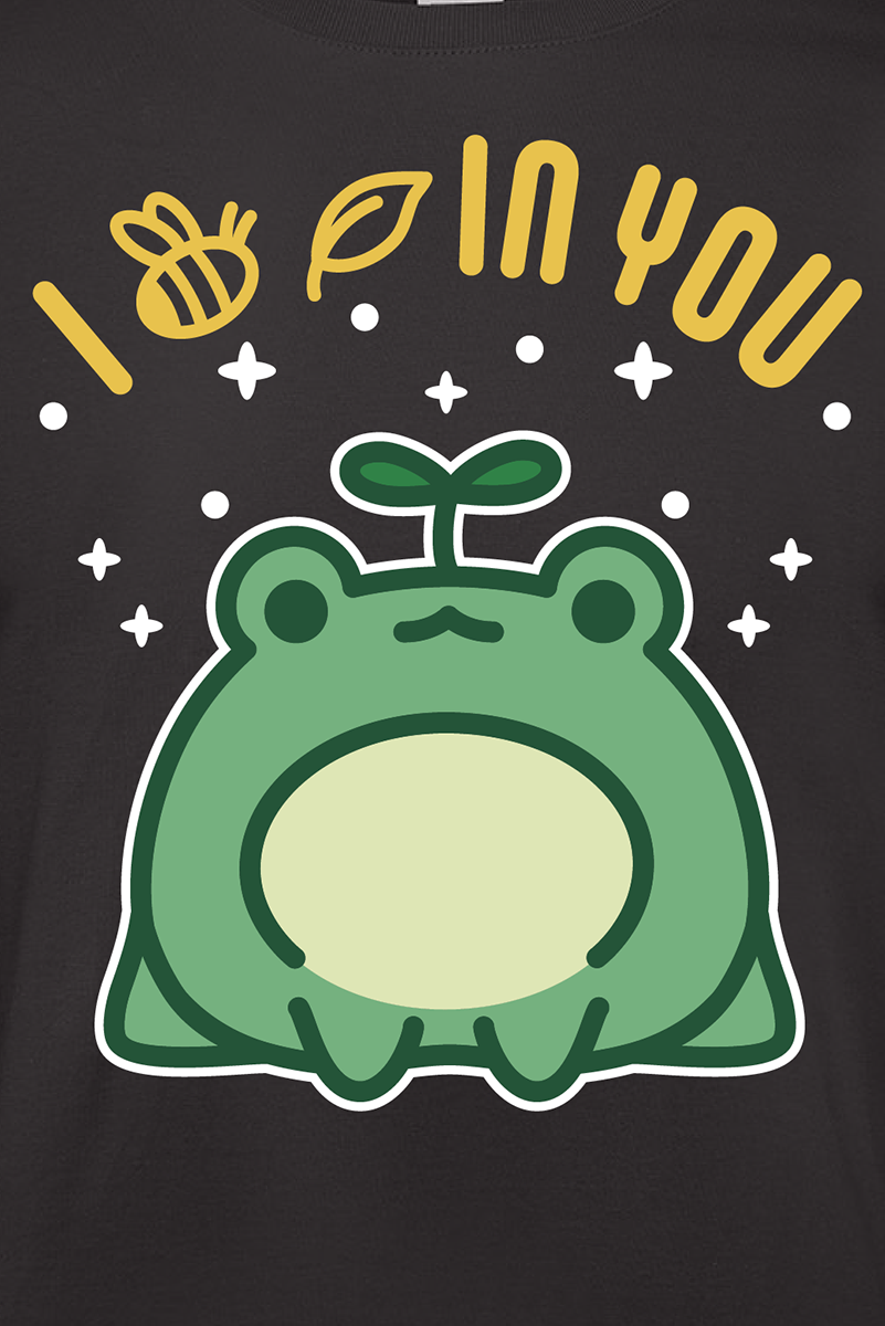 Funshirt I Bee-Leaf In You XY T-Shirt schwarz