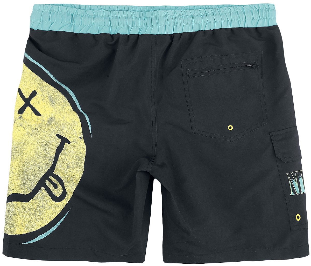 Nirvana Badeshort - EMP Signature Collection - XL - für Männer - Größe XL - multicolor  - EMP exklusives Merchandise!