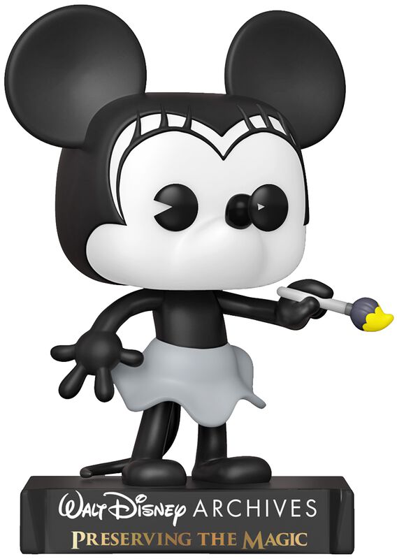 Filme & Serien Mickey Mouse Plane Crazy Minnie Vinyl Figur 1108 | Micky Maus Funko Pop 