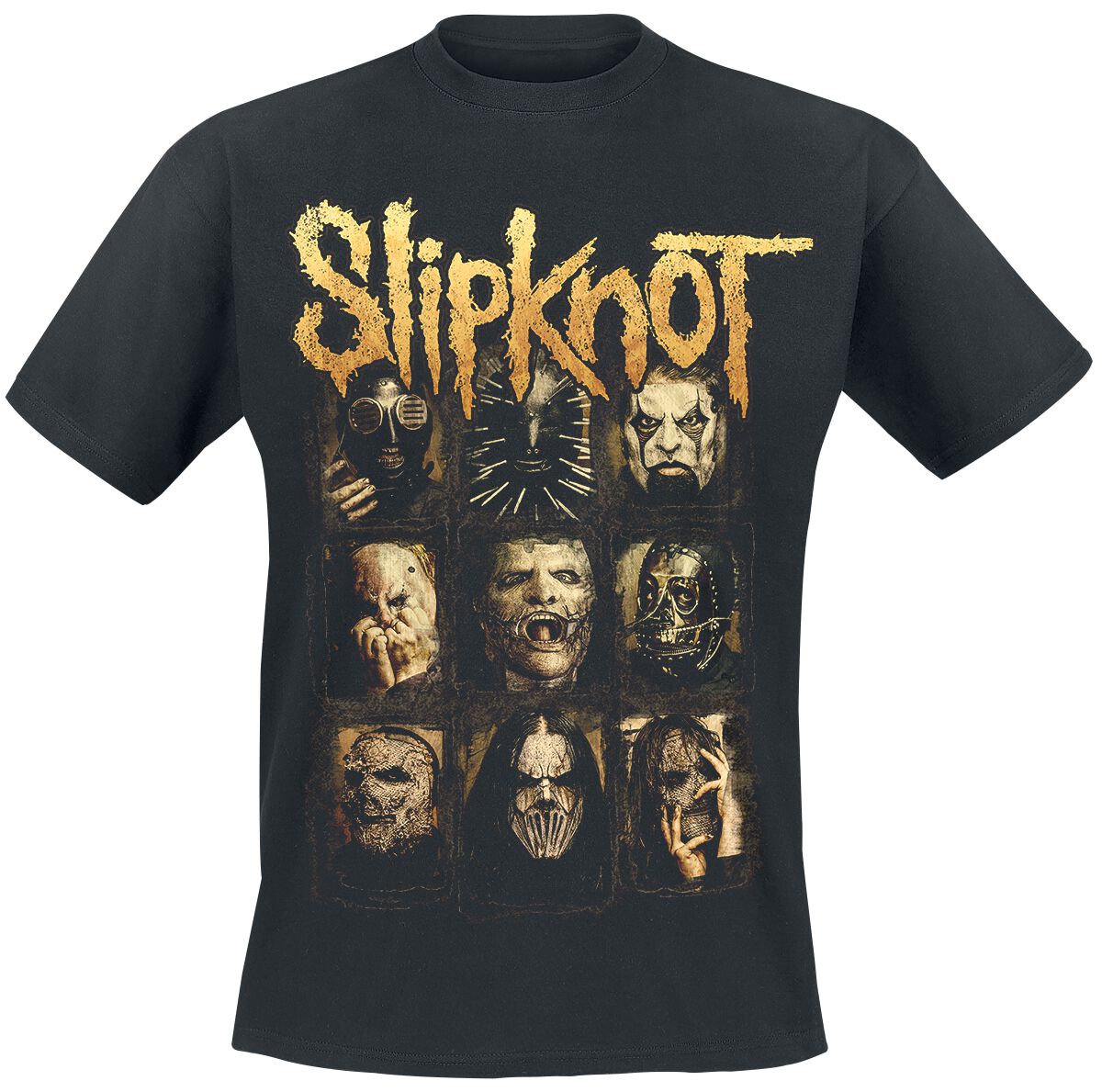 Slipknot Splatter Frame T-Shirt black