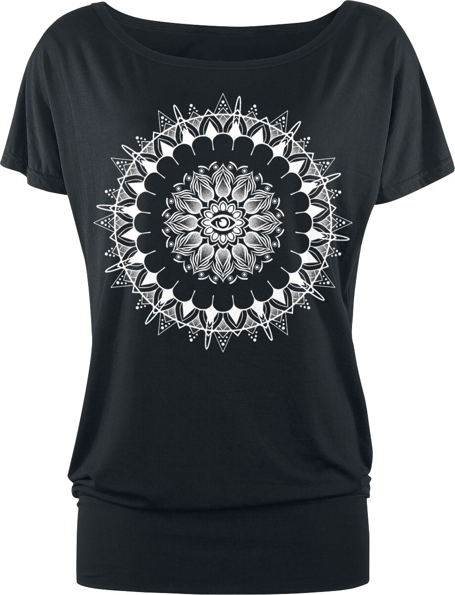 T-Shirt Manches courtes Gothic de Gothicana by EMP - Can You Read My Mind - S à 5XL - pour Femme - n