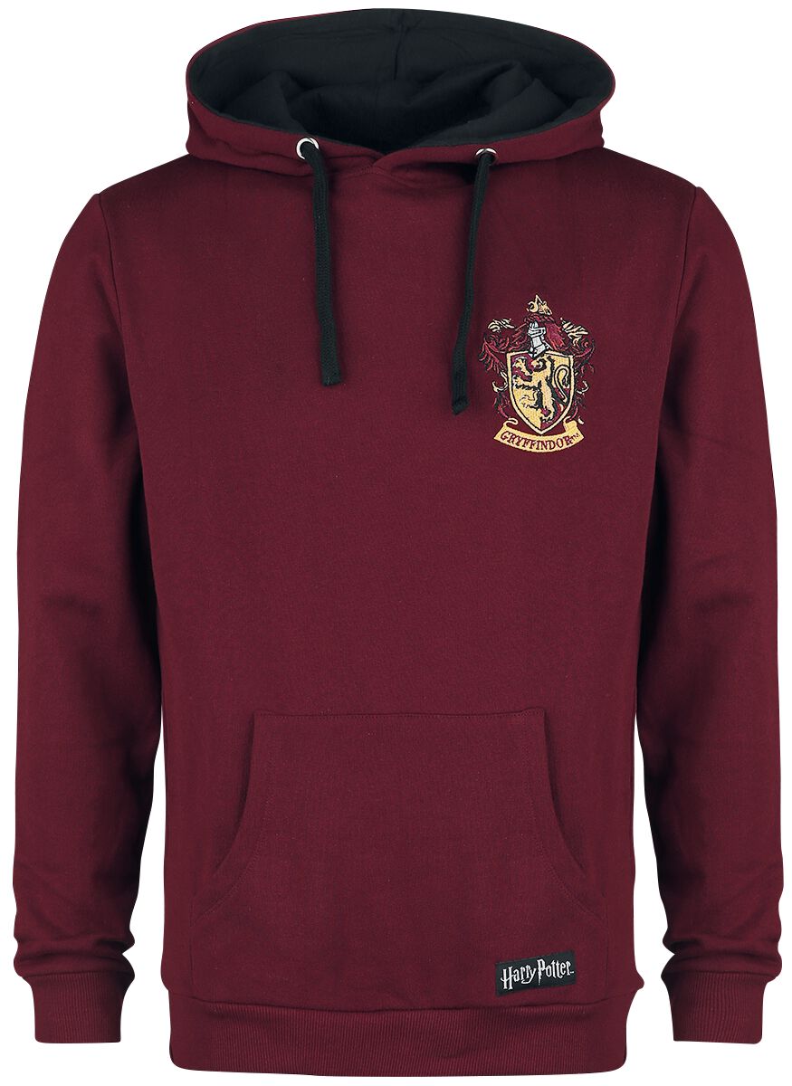 Levně Harry Potter Gryffindor Mikina s kapucí burgundská červeň