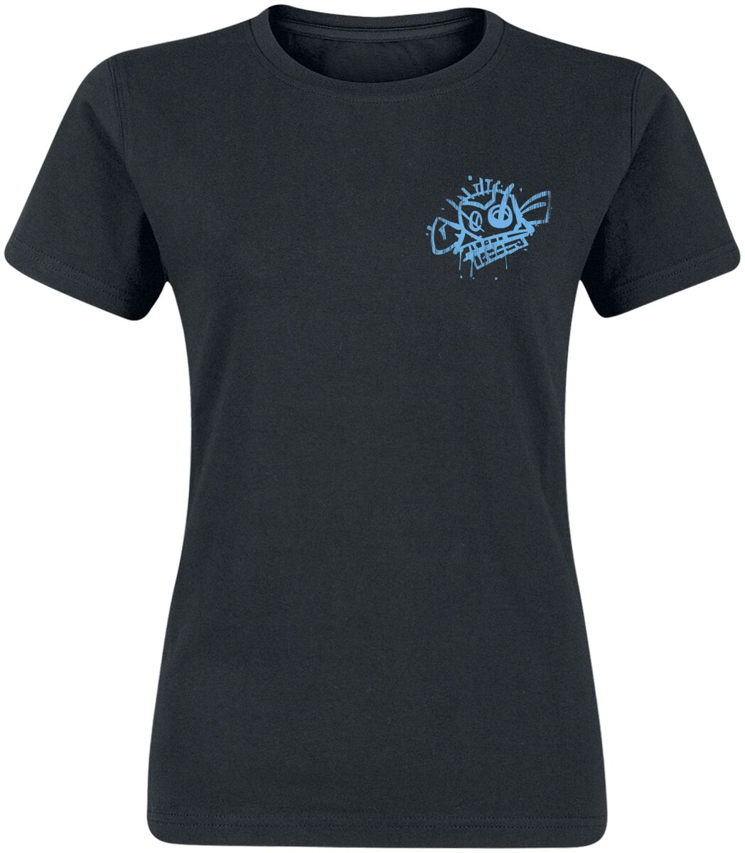 T-Shirt Manches courtes Gaming de League of Legends - Arcane - Jinx - S - XL - pour Femme - noir