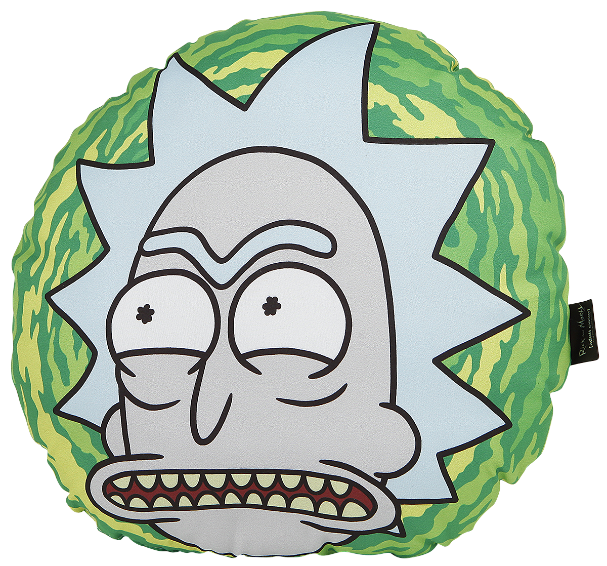 Rick And Morty - Portal - Kissen - grün