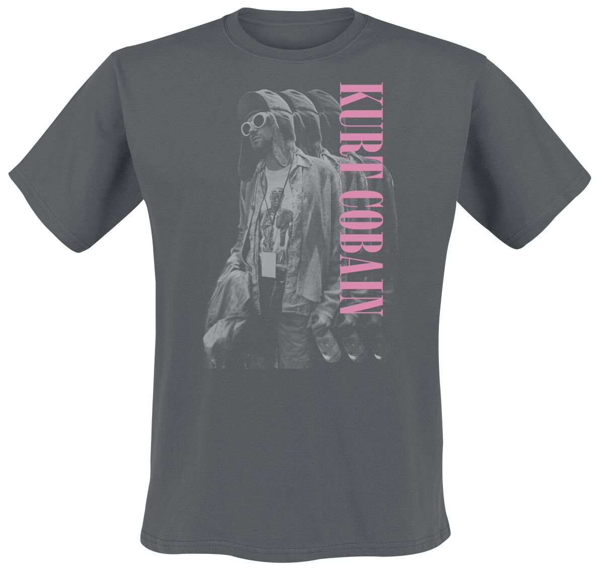 Kurt Cobain Standing T-Shirt charcoal