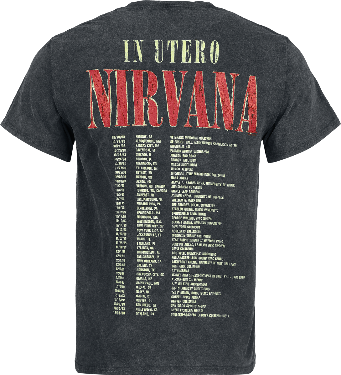 5056705742207 - In Utero T-Shirt schwarz in XL