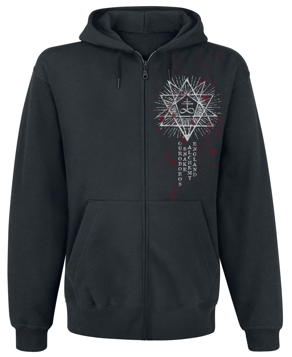 Alchemy England Siete Kapuzenjacke schwarz Alchemy England Siete Kapuzenjacke schwarz