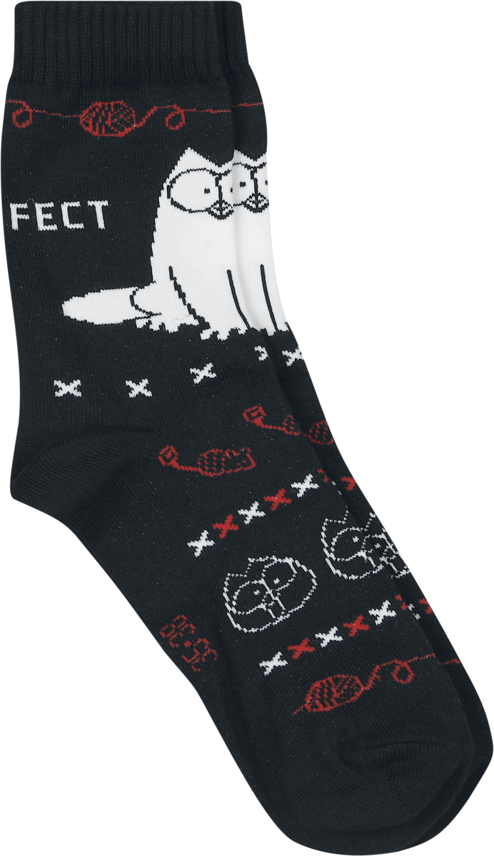 4250979876533 - Simons Cat Simon´s Cat- 2er Set Socken multicolor in EU 39-42
