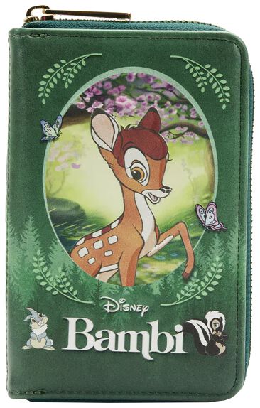 Bambi Loungefly Classic Books Zip Around Wallet Geldbörse multicolor  - Onlineshop EMP
