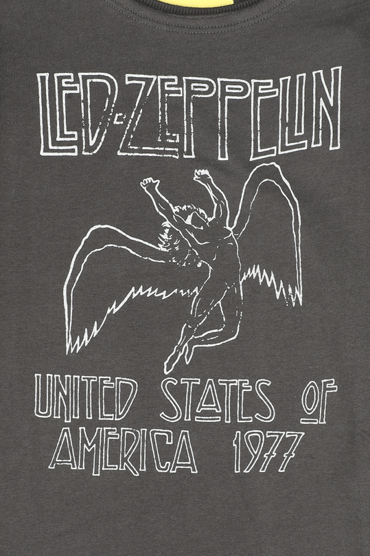 Led Zeppelin T-Shirt für Kinder - Amplified Collection - US 77 Tour - für Mädchen & Jungen - charcoal  - Lizenziertes Merchandise!