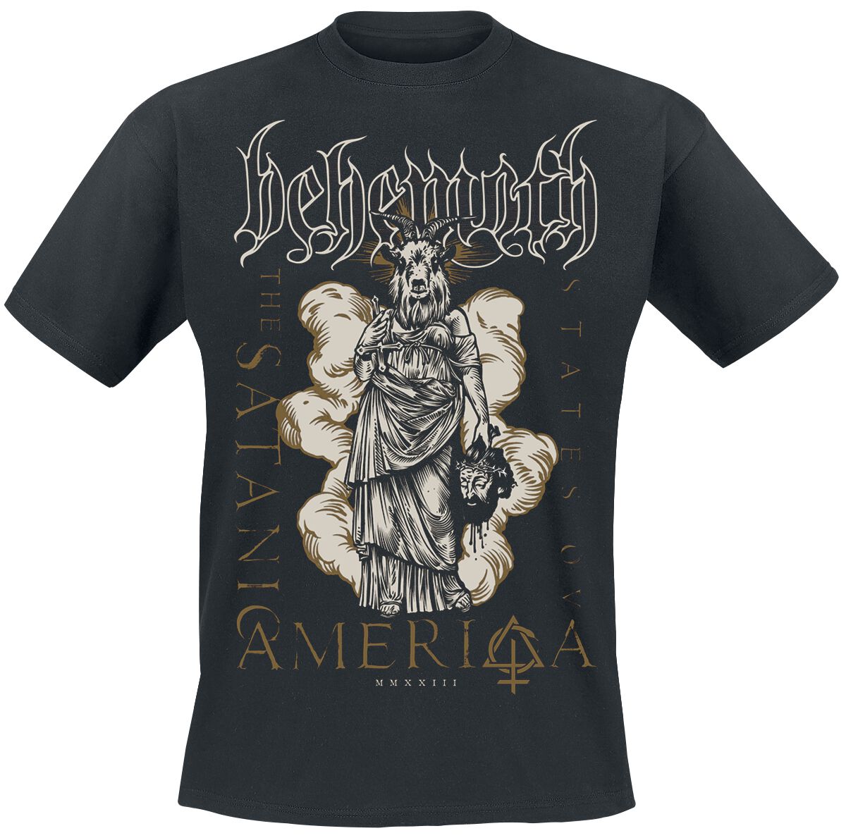 Behemoth T-Shirt - SSOA Goat - M - für Männer - Größe M - schwarz  - Lizenziertes Merchandise!