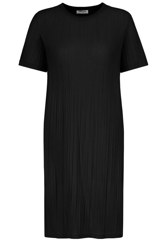 Sublevel JERSEY PLISSEE DRESS Mittellanges Kleid schwarz in S