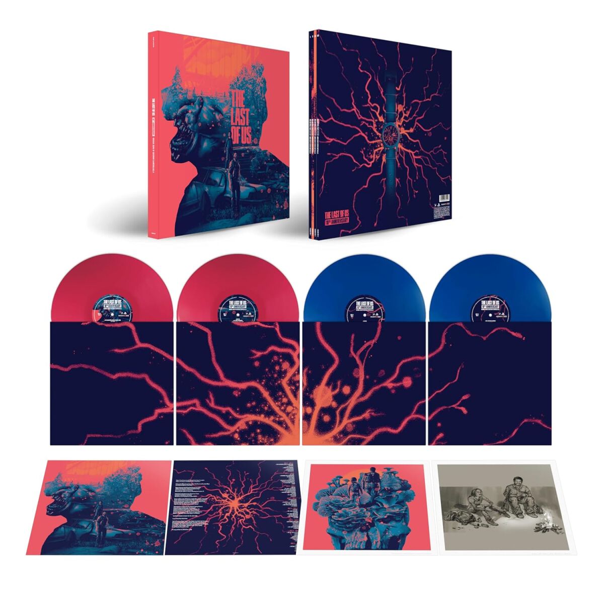 The last of us (10th Anniversary Edition) von The Last Of Us - 4-LP (Box, Coloured, Limited Edition)