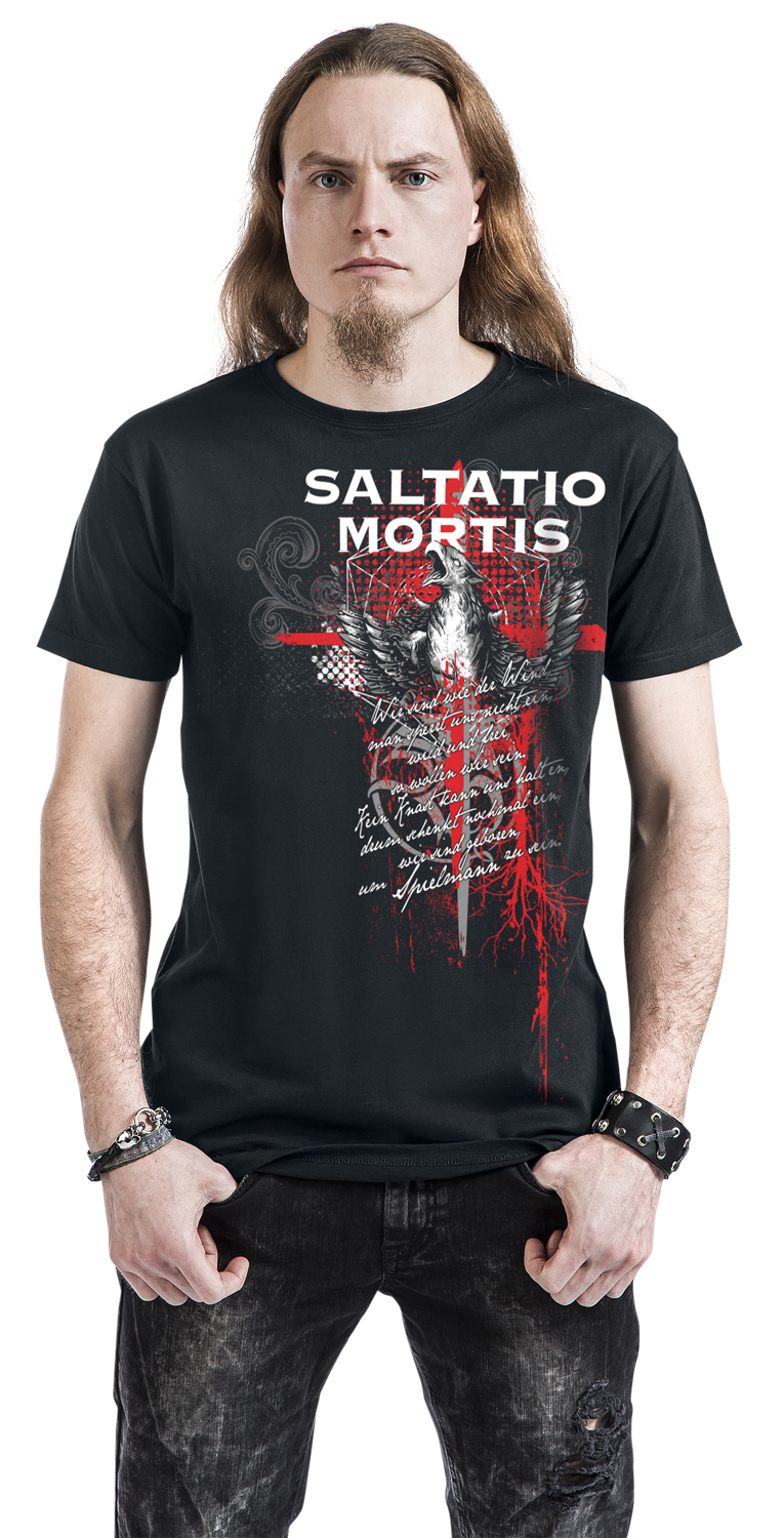 Saltatio Mortis Griffin Trash Polka T-Shirt schwarz