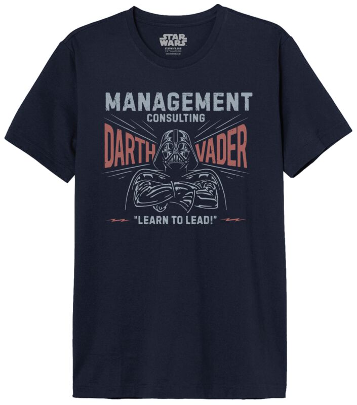3664794798153 - Darth Vader - Management Consulting T-Shirt navy in XXL