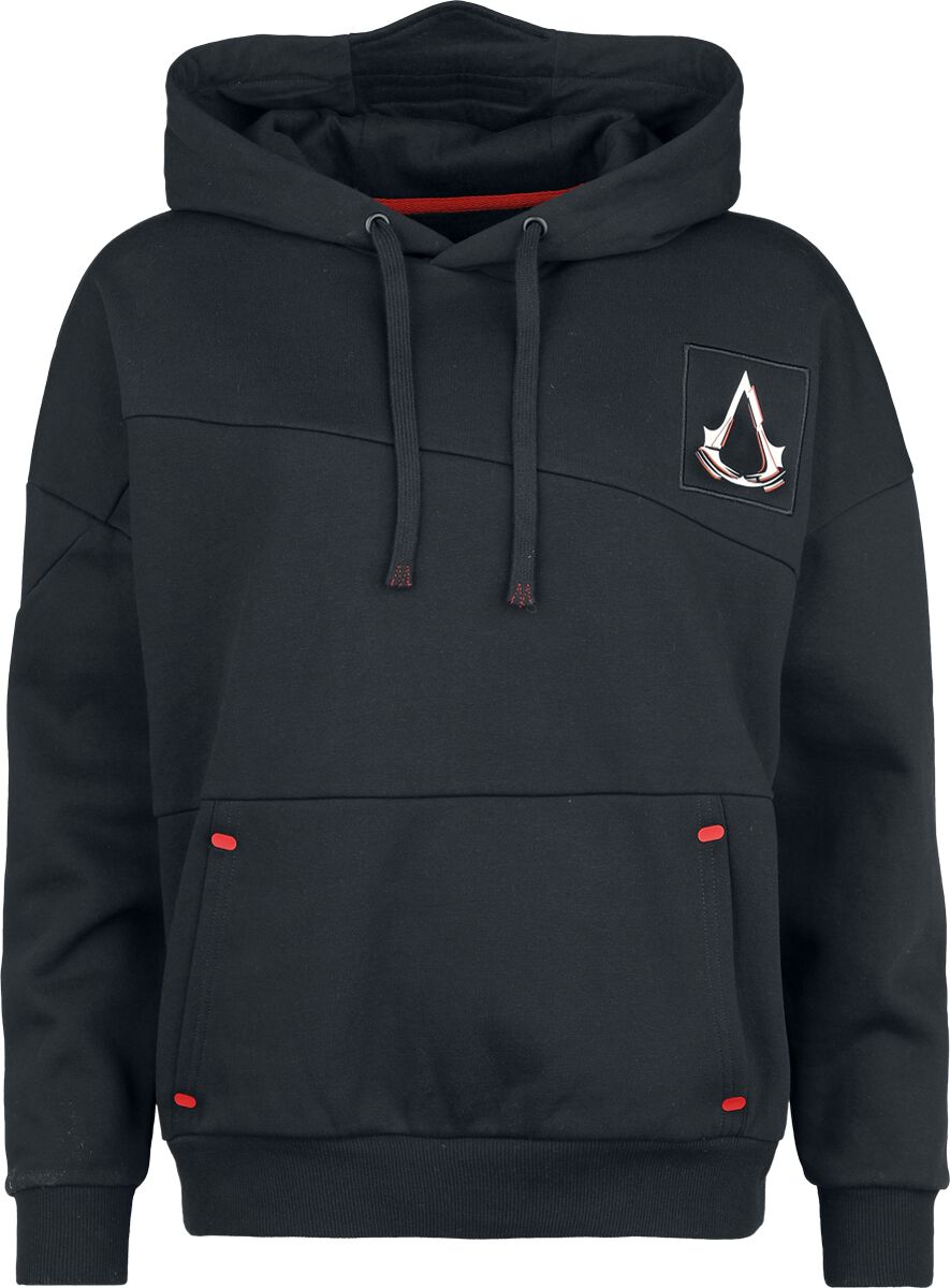 Assassin`s Creed - Gaming Kapuzenpullover - Legacy - S bis XXL - für Damen - Größe S - schwarz  - EMP exklusives Merchandise!