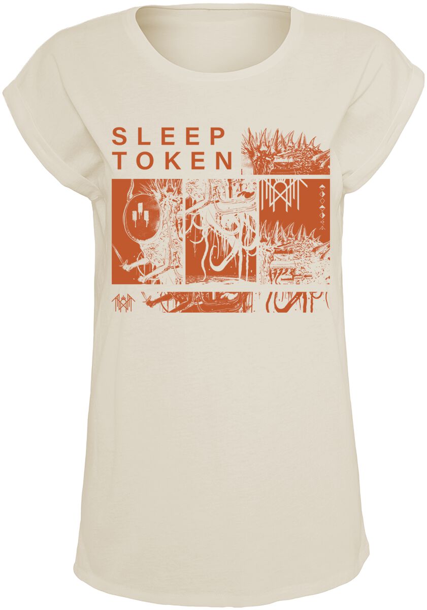 Levně Sleep Token DYWTYLM Dámské tričko písková