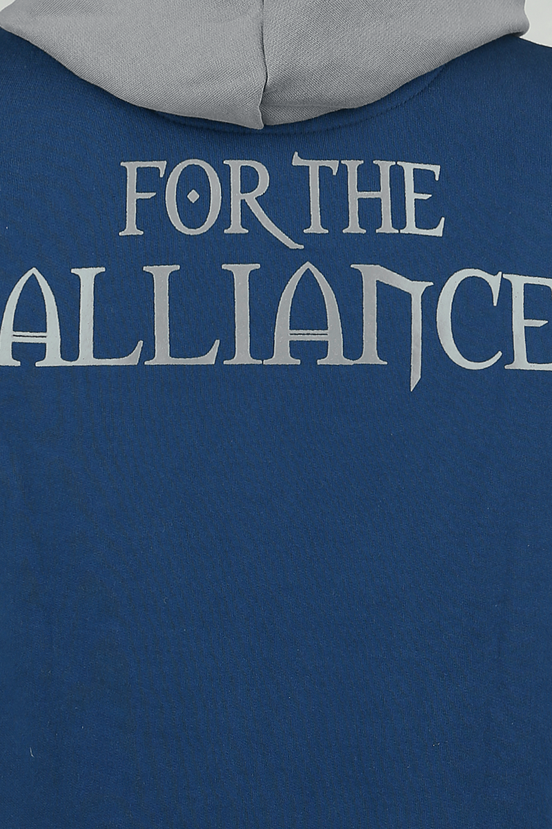 World Of Warcraft Alliance Pride Kapuzenjacke blau grau