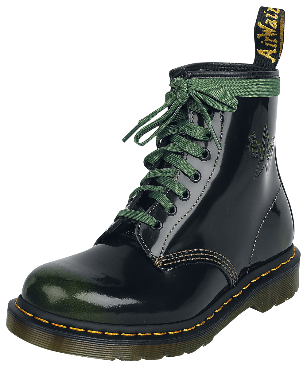 Dr. Martens 1460 THE CLASH - Black Arcadia Boot schwarz grün