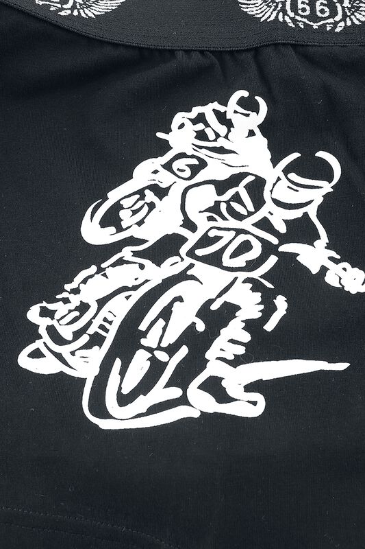 Markenkleidung Brands by EMP Rock Rebel X Route 66 - 3er Pack Boxershorts | Rock Rebel by EMP Boxershort