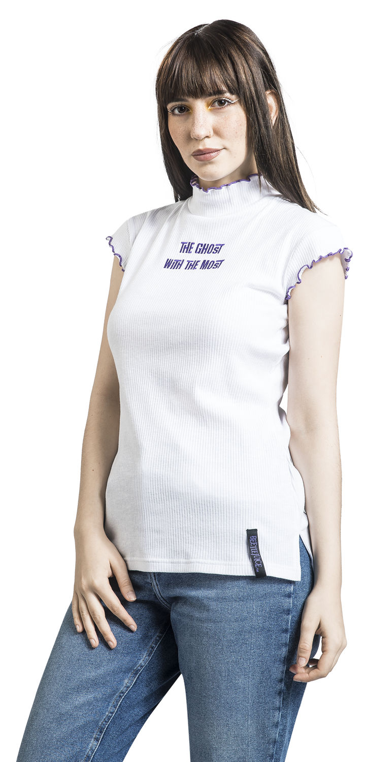 Beetlejuice Ghost With The Most T-Shirt weiß - 40.01% Rabatt