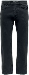 ONSEDGE Loose Black 2961 Jeans, ONLY and SONS, Jeans