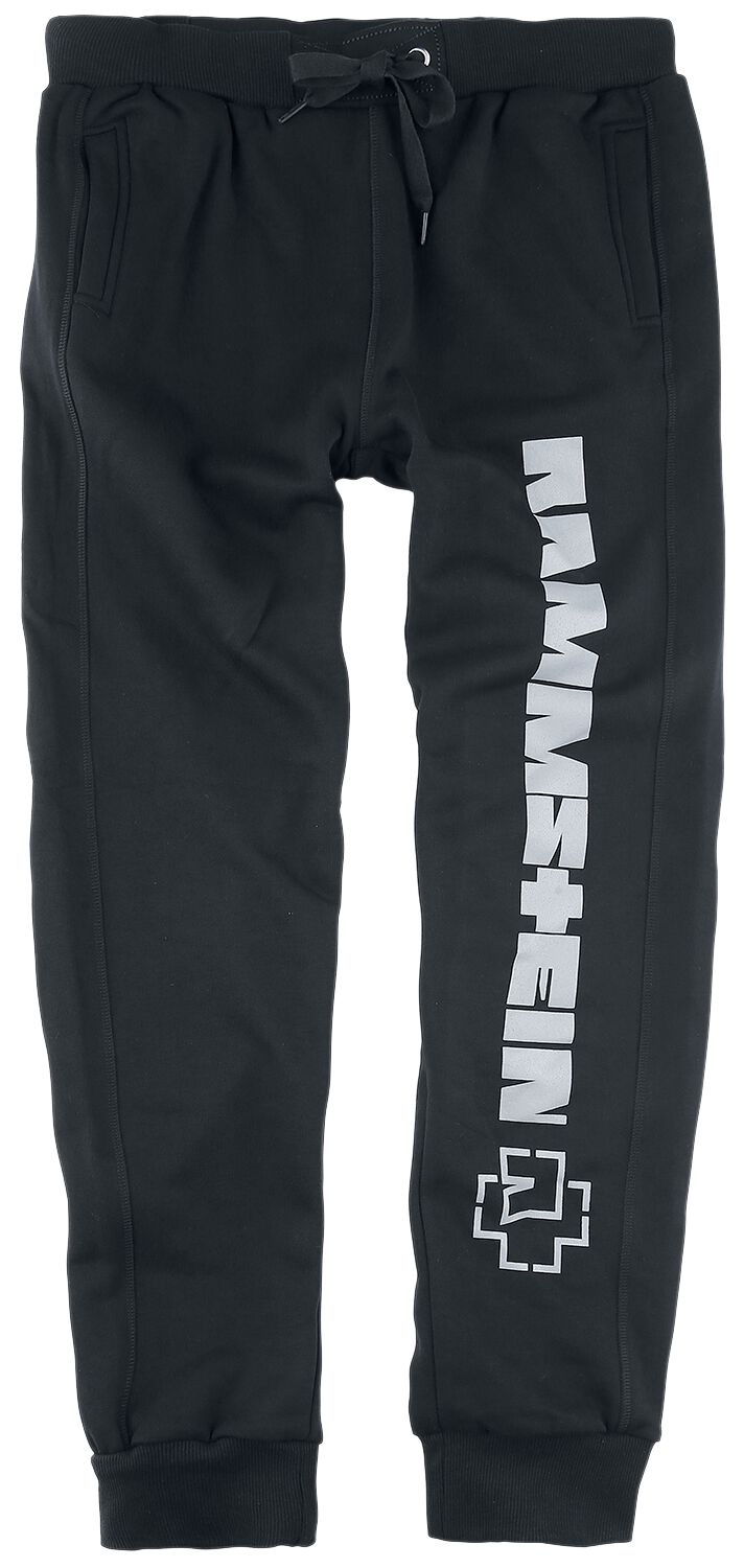 Rammstein Logo Trainingshose schwarz in XL